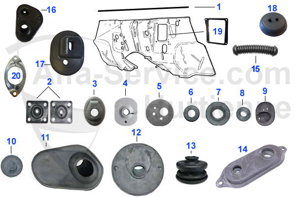 FIREWALL GROMMETS