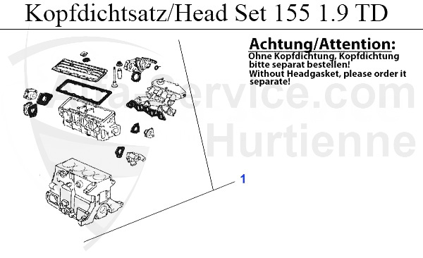 Kopfdichtsatz