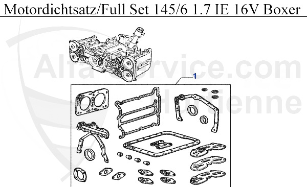 Motordichtsatz 1.7 IE 16V