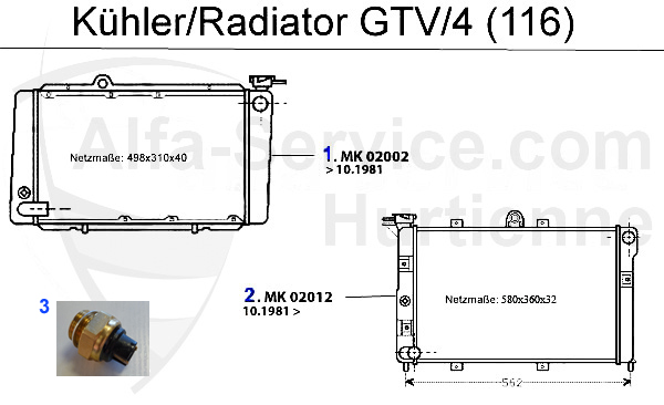 RADIATOR GTV/4