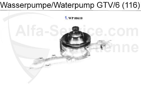 WATERPUMP GTV/6