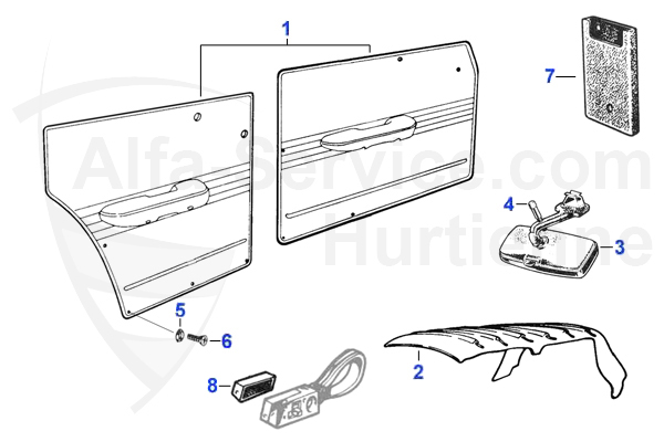 HEADLINER/DOOR PANELS