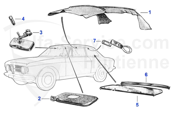 HEADLINER/SUN VISOR/HAT REST