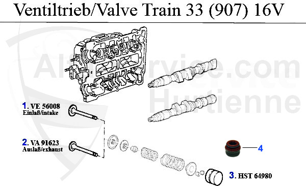 VALVE MECHANISM (907) 1.7 IE 16V
