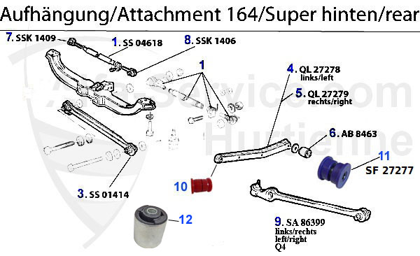 Suspension arrière