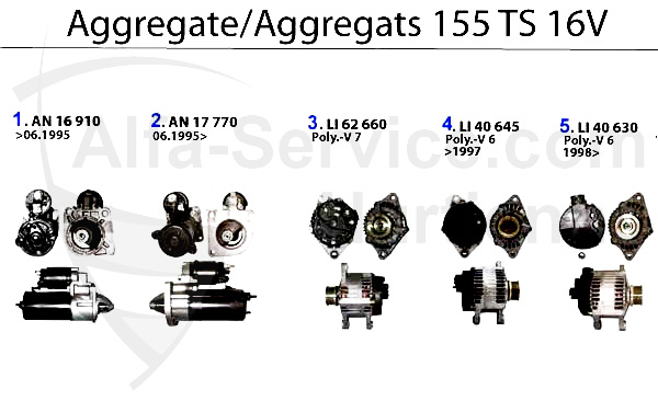 AGGREGATS TS 16V