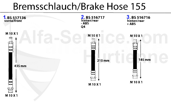 BRAKE HOSES
