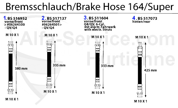 BRAKE HOSES