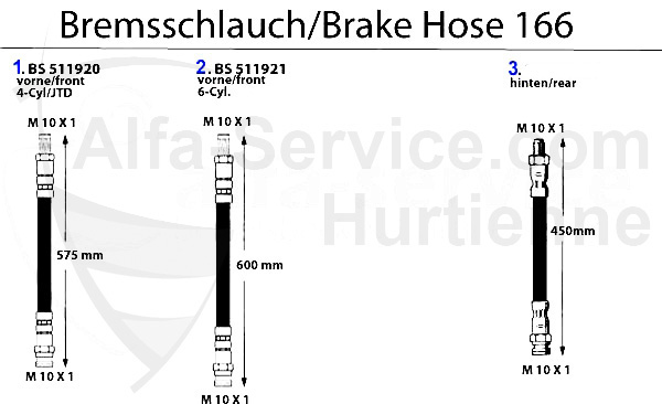 BRAKE HOSES