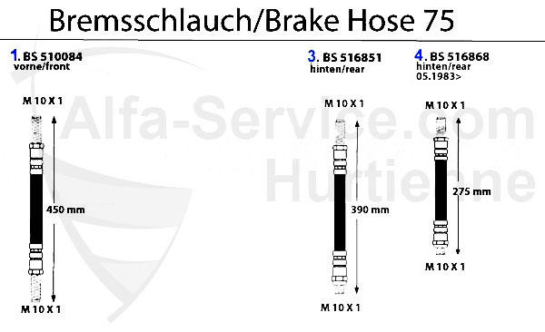 BRAKE HOSES