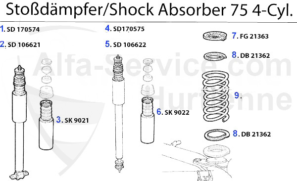 SHOCK ABSORBER 4-Cyl.