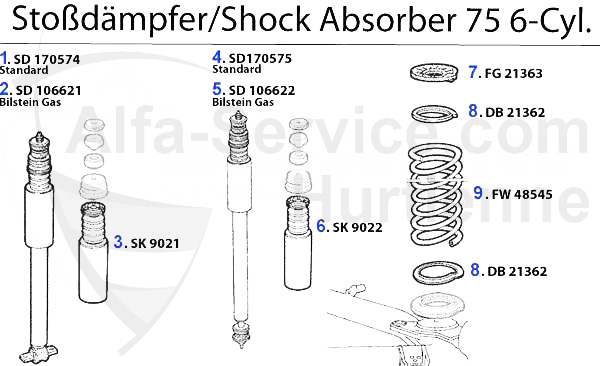 SHOCK ABSORBER 6-Cyl.