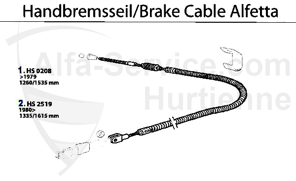 Handbremsseil