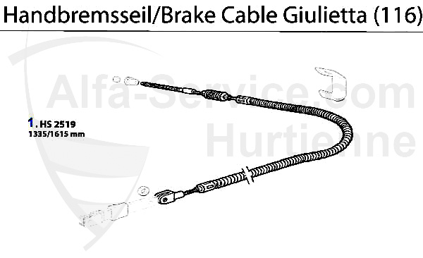 Handbremsseil