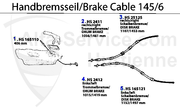 Handbremsseil