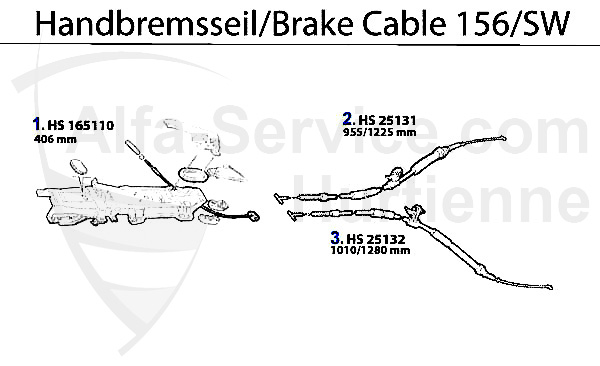 Handbremsseil
