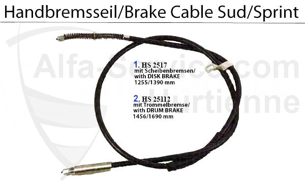 Handbremsseil