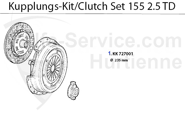 CLUTCH SET 2.5 TD