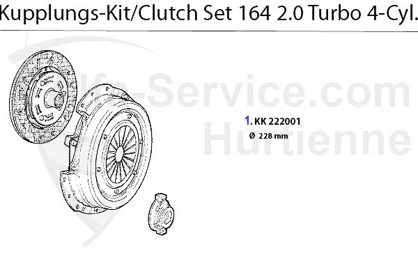 CLUTCH SET 2.0 Turbo 4-CYl.