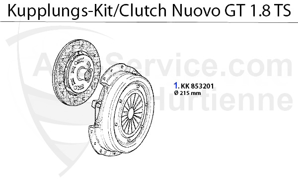 CLUTCH SET 1.8 TS