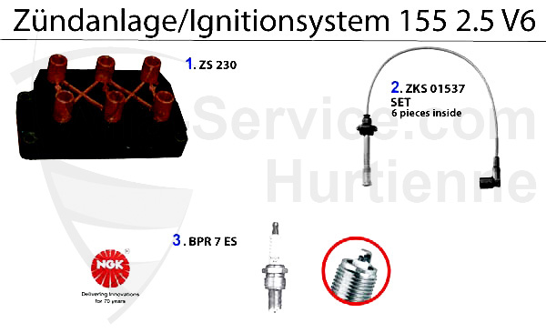 IGNITION SYSTEM 2.5 V6