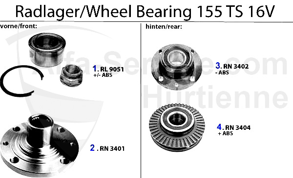 Radlager TS 16V