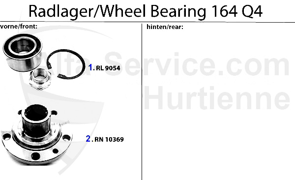 Roulements de roue 3.0 Q4