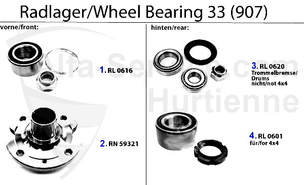 WHEEL BEARING (907)