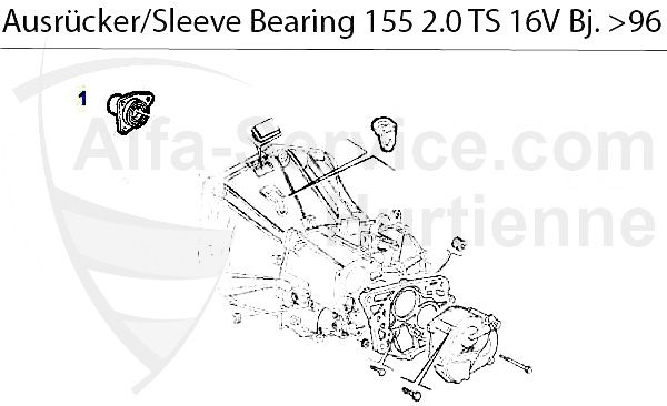 GUIDE BUSH f. SLEEVE BEARING TS 16V >4.1
