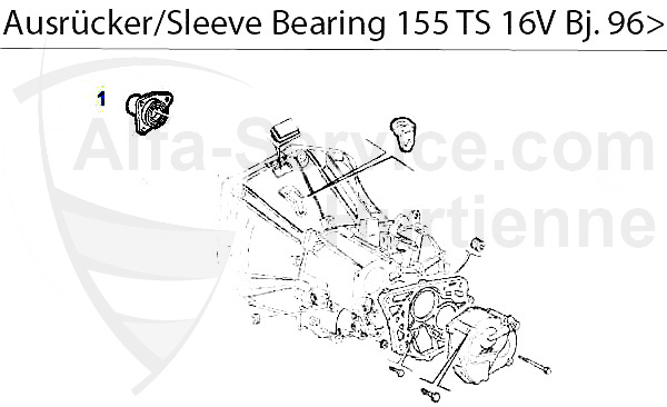 GUIDE BUSH f. SLEEVE BEARING TS 16V 5.19