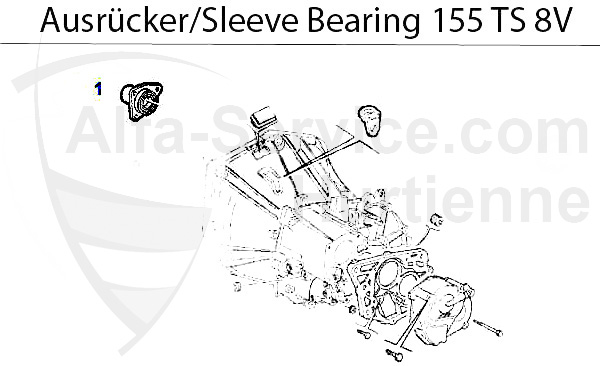 GUIDE BUSH f. SLEEVE BEARING TS 8V