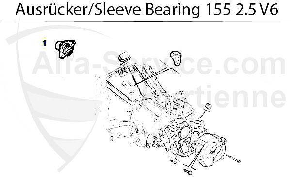 GUIDE BUSH f. SLEEVE BEARING 2.5 V6