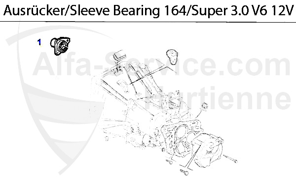 GUIDE BUSH f. SLEEVE BEARING 3.0 V6 12V
