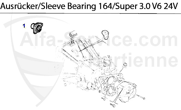GUIDE BUSH f. SLEEVE BEARING 3.0 V6 24V