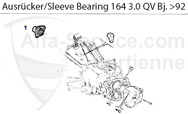GUIDE BUSH f. SLEEVE BEARING 3.0 QV Bj.