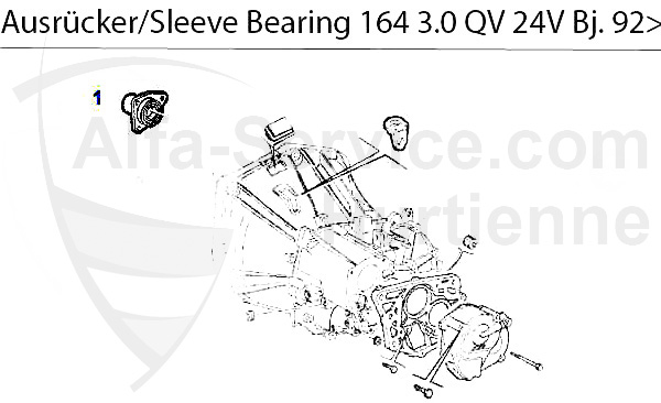 GUIDE BUSH f. SLEEVE BEARING QV 24V Bj.