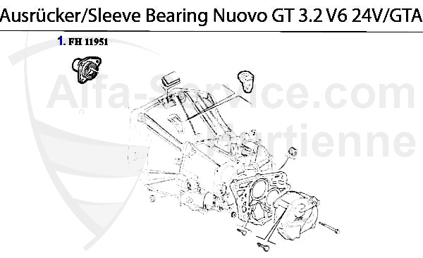 GUIDE BUSH f. SLEEVE BEARING 3.2 V6 24V/