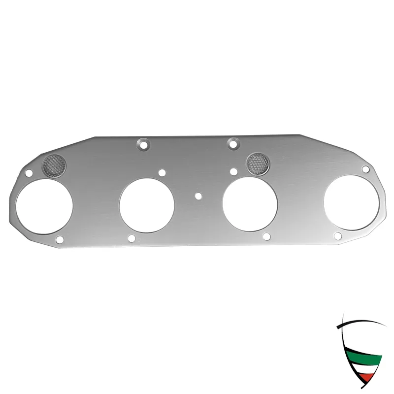 Aluminiumhalteplatte Vergaserstütze 45 mm