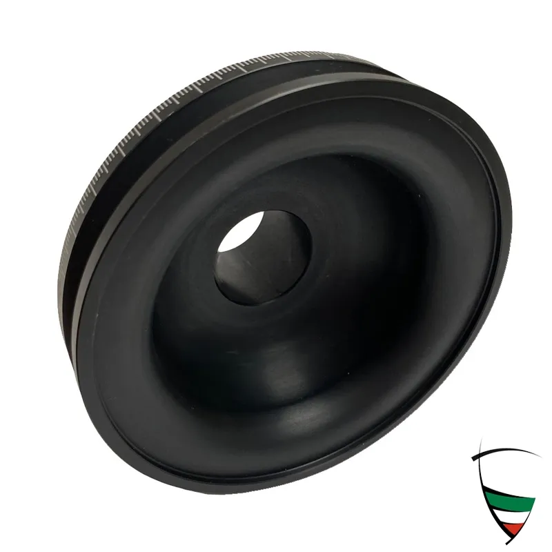 Aluminum Pulley with 360° Scale (105 mm) ,approx. 300 g - 1300-1600