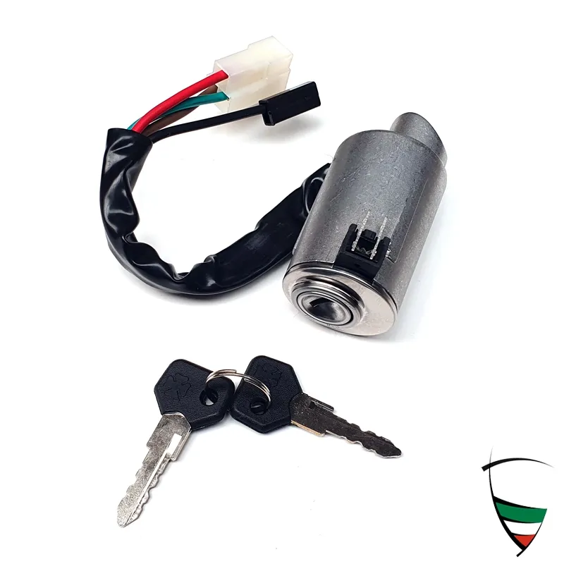 Contacteur à clé (Neimann), Spider 80-93, aussi pour Alfetta, GT/V/6,Giulietta (116), avec éclairage (facile à retirer si nécessaire)