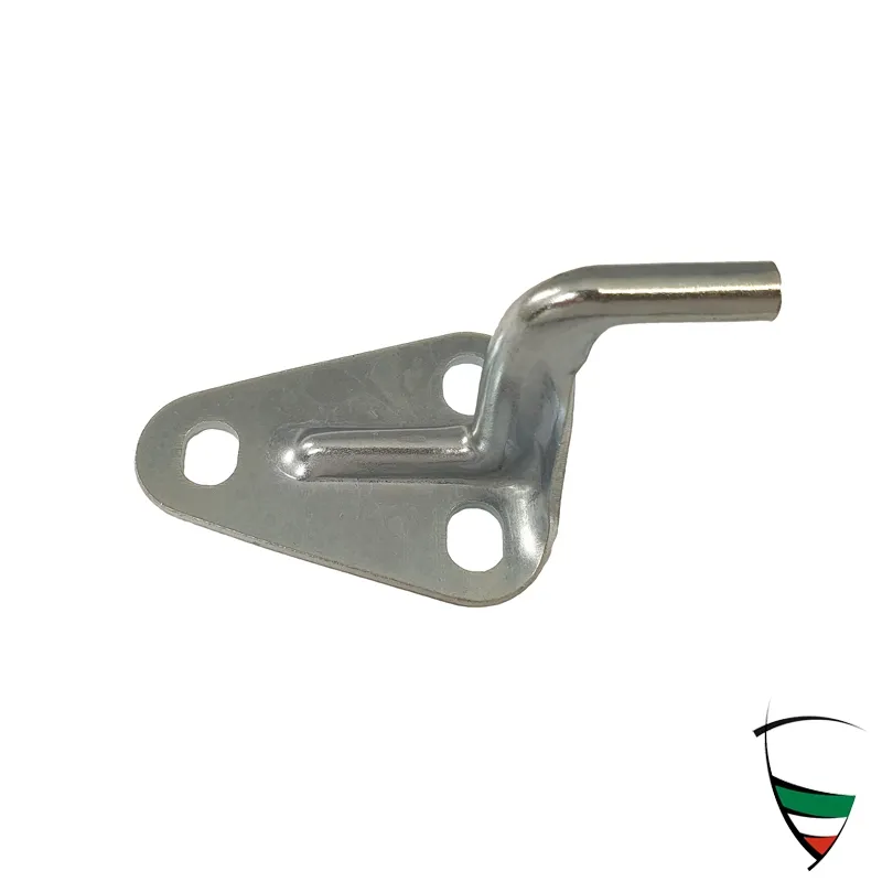 Tôle fixation bloc caoutchouc, gauche 66-93