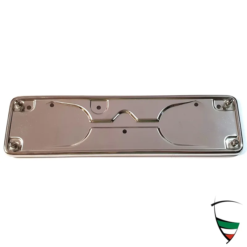 Support de plaque avant GTJ/GTV 2. serie inox