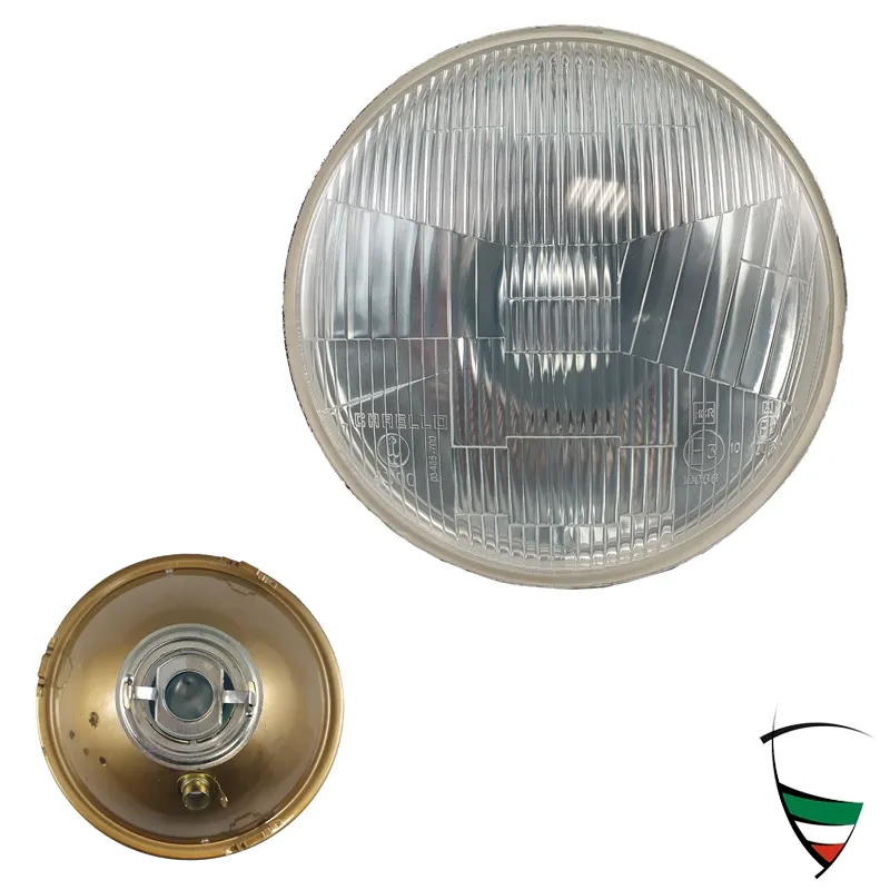 Scheinwerfer Spider H4 7" mit Standlicht (US) CARELLO Design