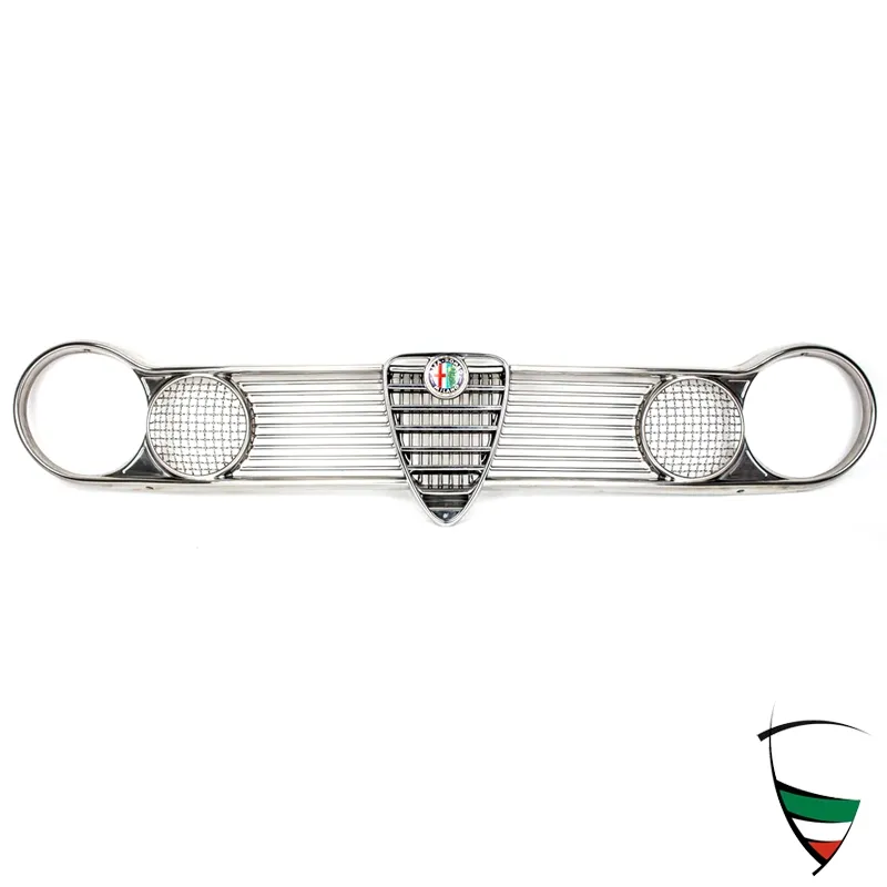 Kühlergrill Giulia TI 1-Teilig 2 Scheinwerfer Edelstahl Racing