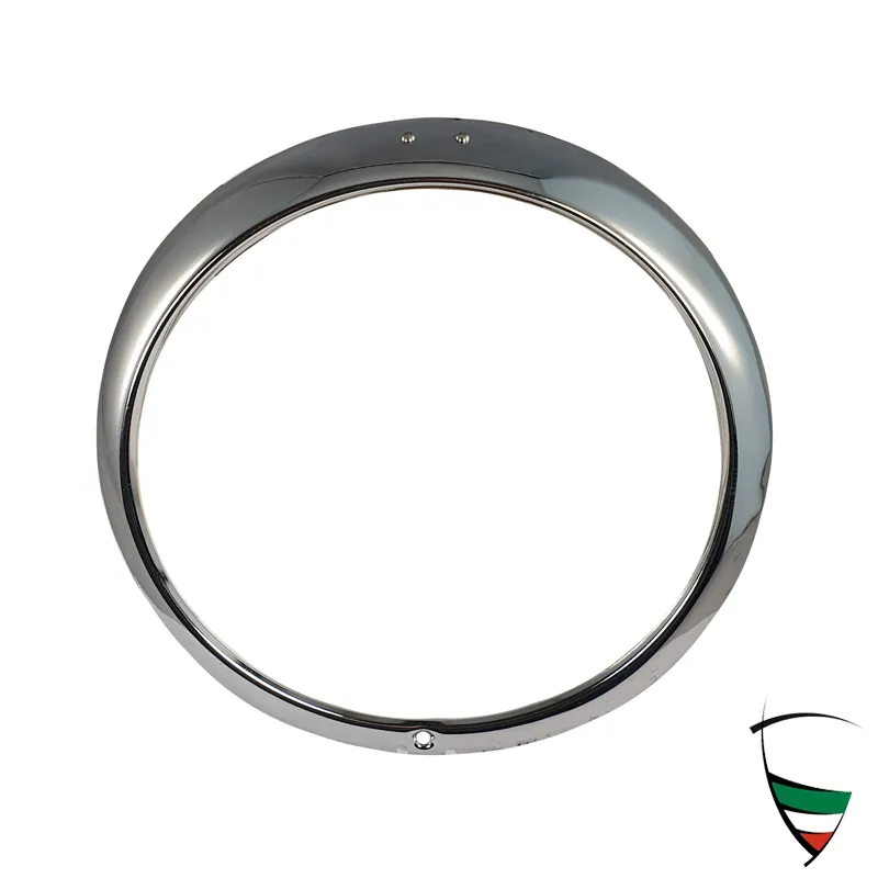 HEADLAMP RIM STAINLESS RIGHT 80-93