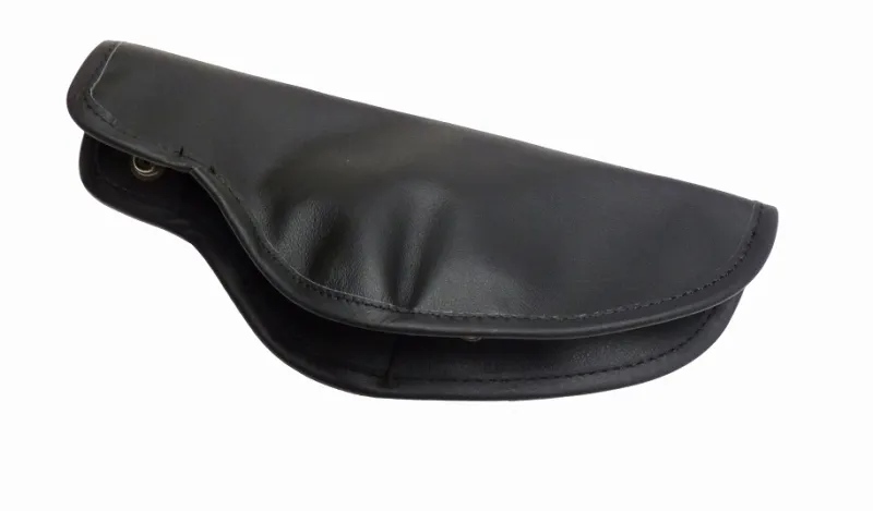Handbremshebelabdeckung Leder schwarz Spider 1978-86 mit Druckknöpfen