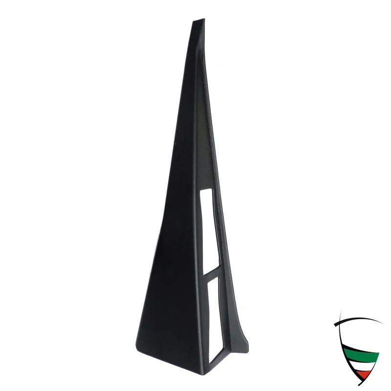 B-PILLAR COVER LEFT - SPIDER 83-89 two holes, black, plastic corpus coated with Skay
