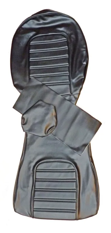 Habillage noir, Couture transversale, appuie-tête 25 cm 83-86