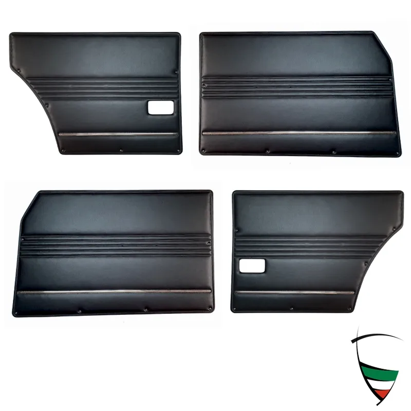 Türverkleidungssatz Giulia 1962-73 komplett schwarz (vorn L+R, hinten L+R)