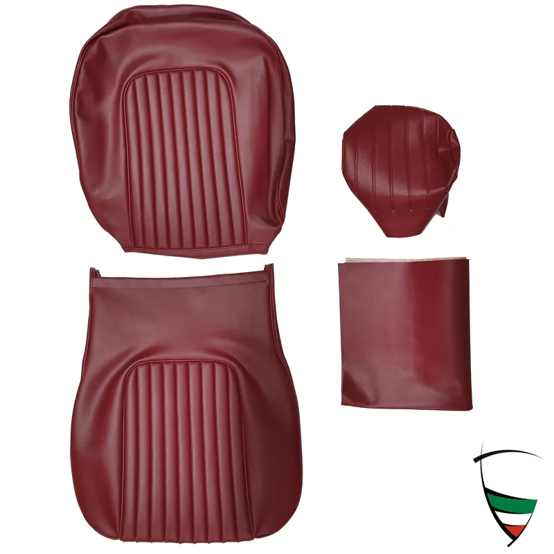 Sitzbezug Spider 1970-77 Scay bordeaux Längsnähte